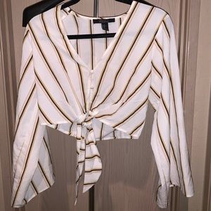 Cropped forever 21 shirt